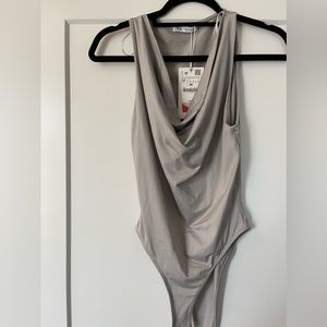Zara grey body suit